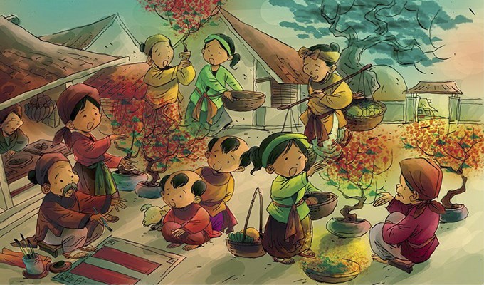 Chợ hoa năm ấy