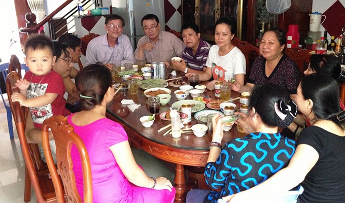 Bữa cơm ngày trước...