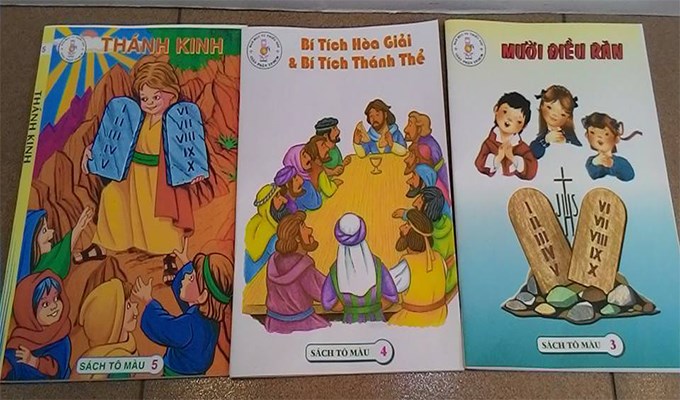 Vừa tô màu, vừa học đạo