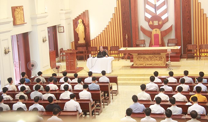 Họp mặt chủng sinh Giáo phận Thái Bình năm học 2017-2018