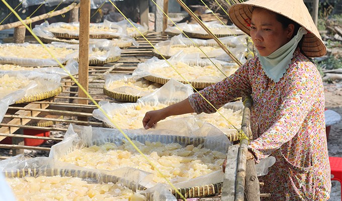 Ngọt ngào xóm mứt tết Lạc Tấn