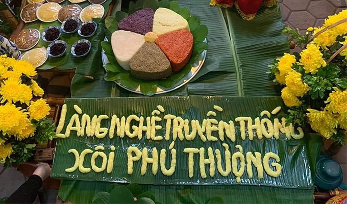 Nghề thổi xôi ở làng Gạ