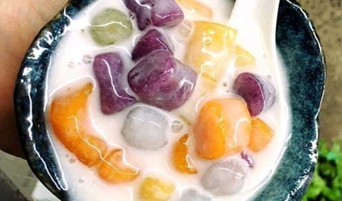 Ngon mắt với chè khoai dẻo