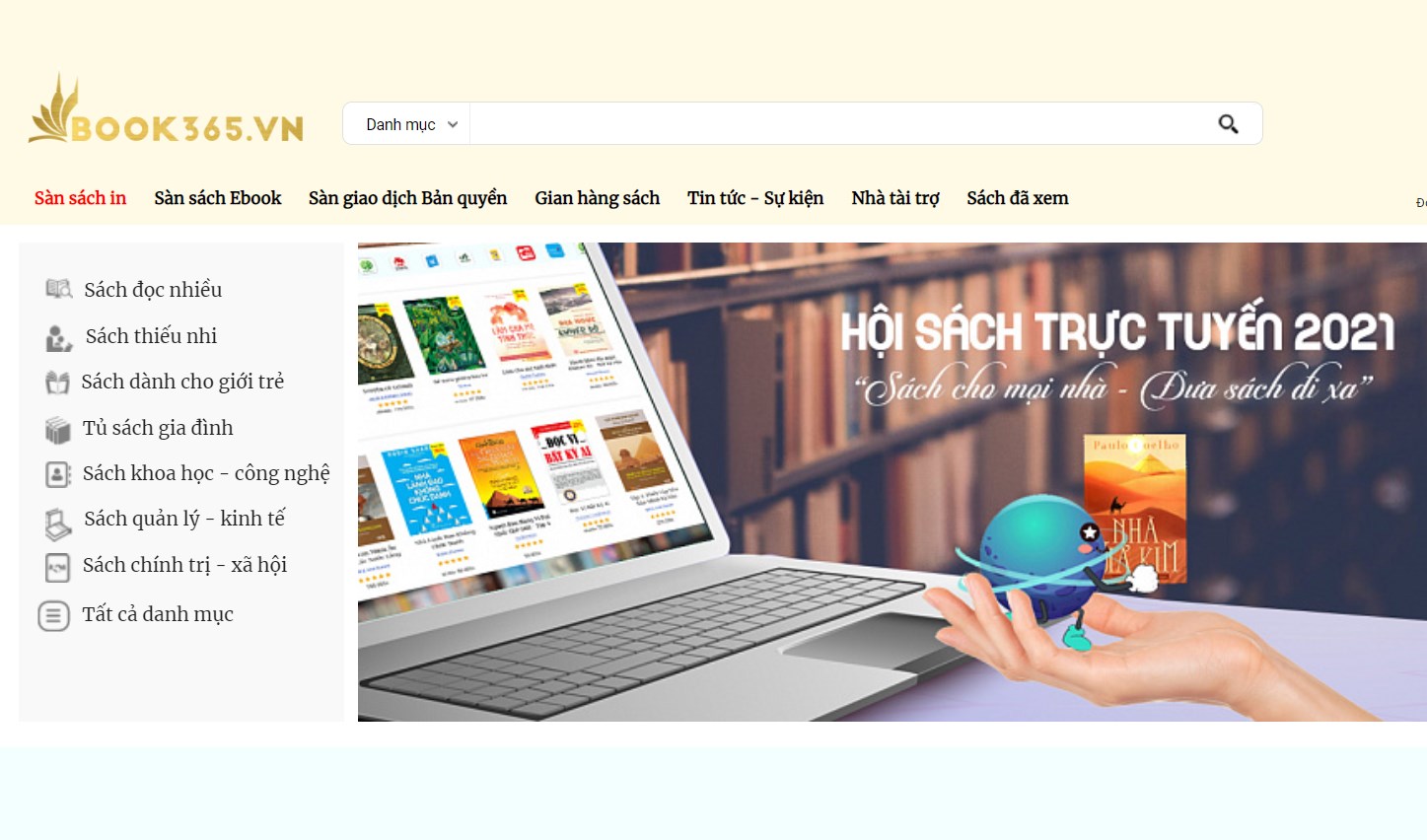 Thăm Hội sách trực tuyến quốc gia 2021