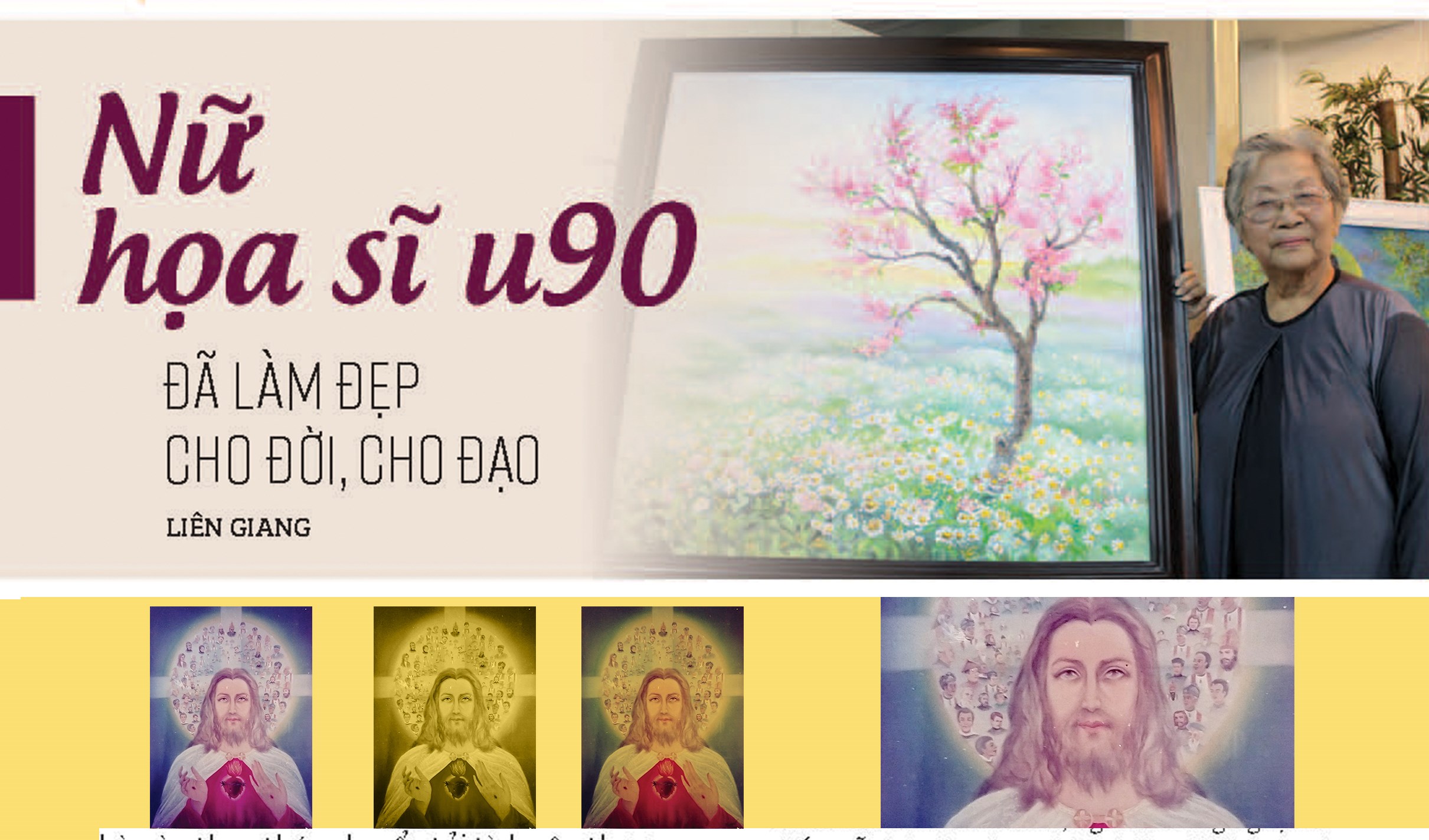 Nữ họa sĩ u90 đã làm đẹp cho đời, cho đạo