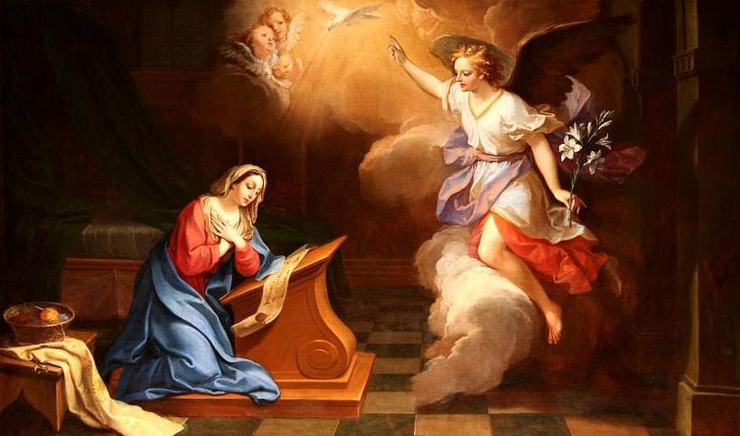 Kính mừng Maria đầy ơn phúc, Ðức Chúa ở cùng Bà