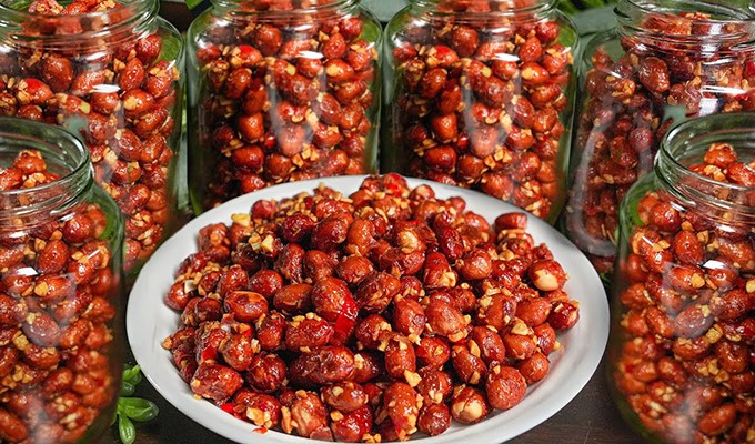 Đậu phộng rang ớt tỏi