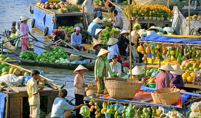 Vẻ đẹp của chợ nhóm ở đồng bằng