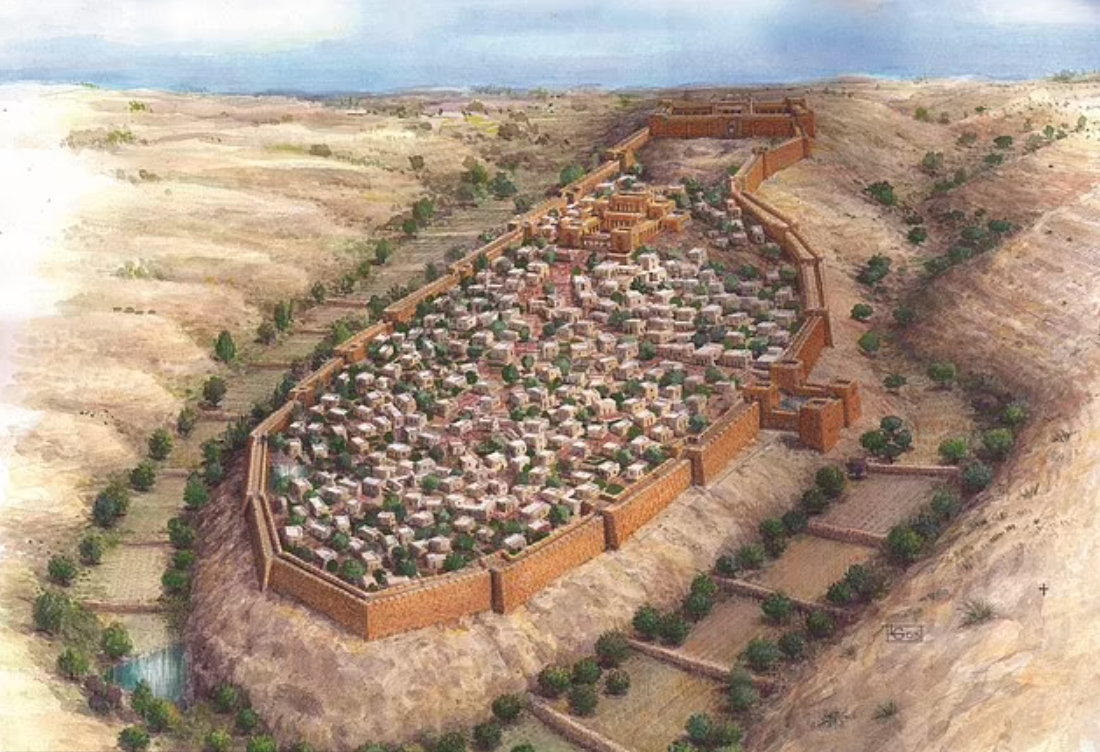 Tàn tích xác thực chi tiết  trong Cựu Ước ở Jerusalem