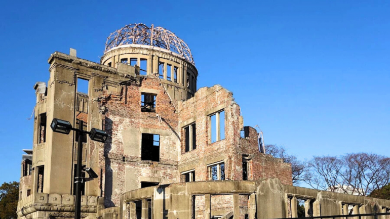 Mái vòm Bom Nguyên tử - Đài Tưởng niệm Hòa bình Hiroshima.png (584 KB)