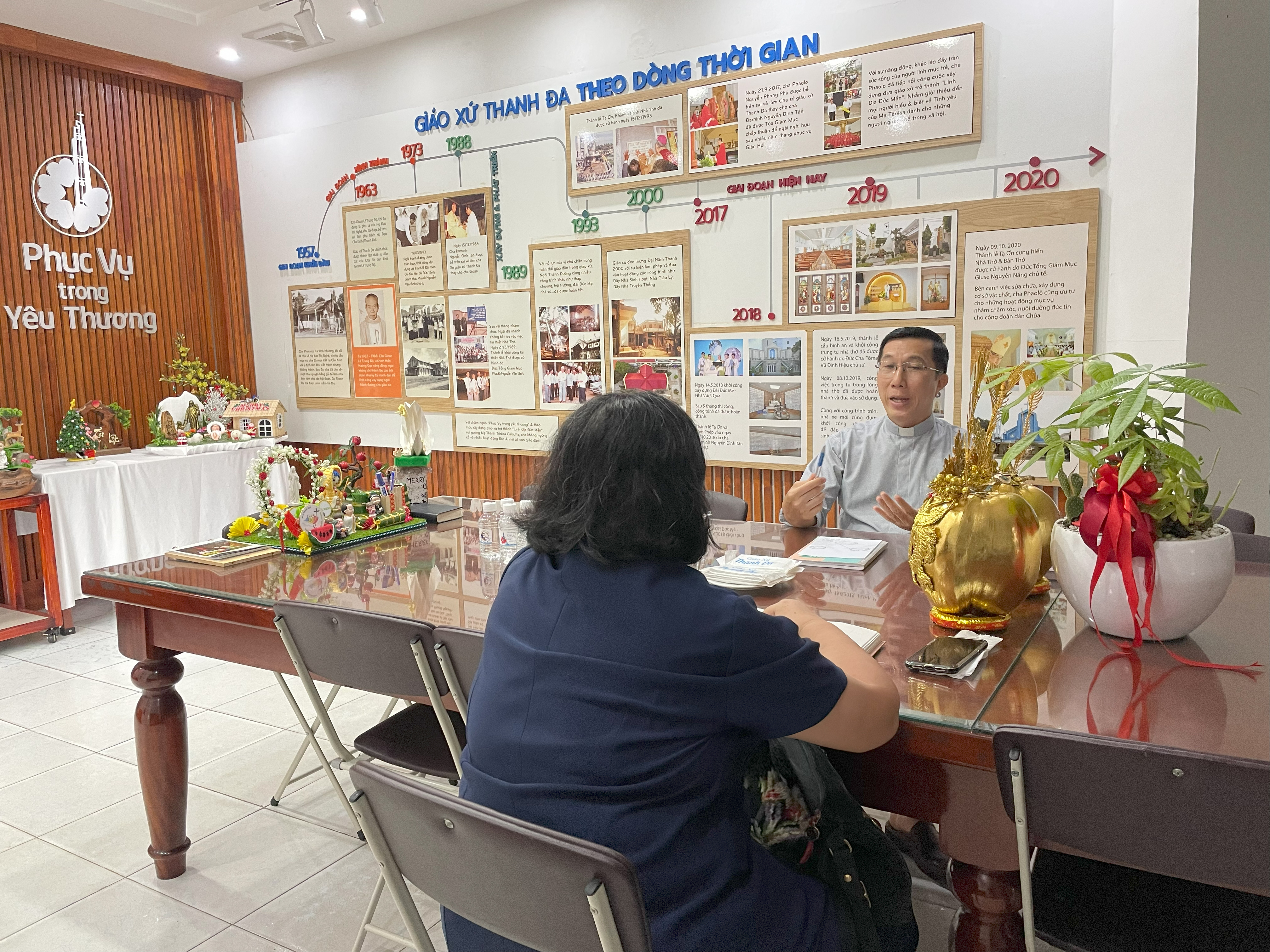 Có một “trạm chữa lành” nằm trong khuôn viên thánh đường