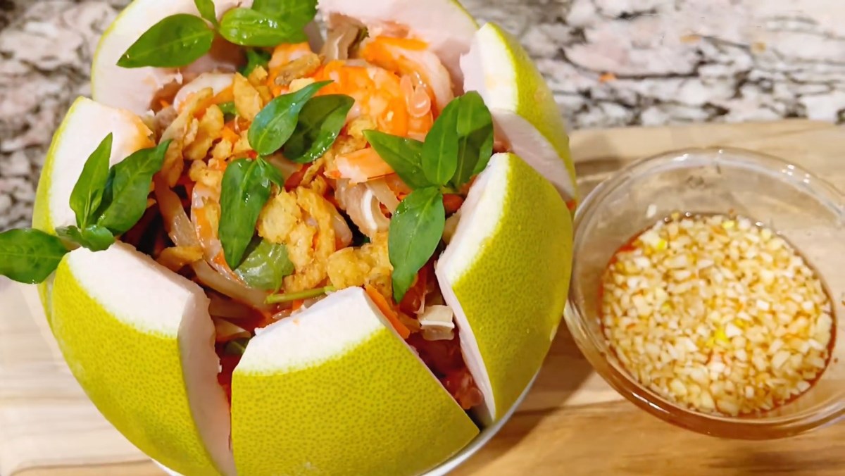 Gỏi bưởi - ngon miệng, đẹp mắt và tinh tế